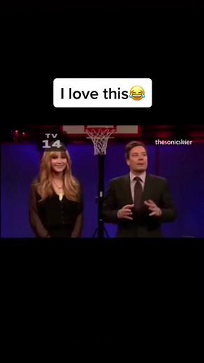 Jennifer Lawrence Fun Basketball Challenge with Jimmy Fallon