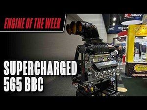 Supercharged 565 cid Big Block Chevy Engine Built by Grose Racing Engines
