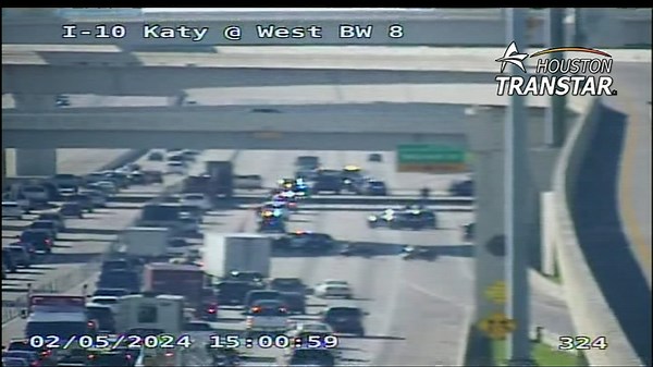 Westbound I-10 Katy Freeway reopens at Beltway 8 near Wilcrest after deadly motorcycle crash