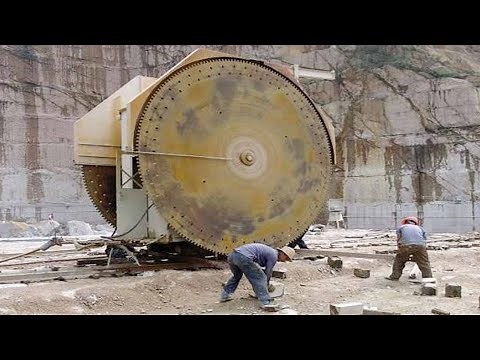 Amazing Fastest Stone Splitting Technique - Incredible Modern Granite Mining Machines Technology ▶3