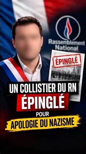 ✅ A National Rally candidate in Gap caught for glorifying Nazism 🔥