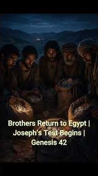 Episode-56: Brothers Return to Egypt | Joseph’s Test Begins | Genesis 42 #storytimewithabhi