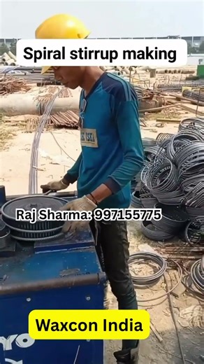 Spiral Bending Machine ! TMT Round Ring Making Machine