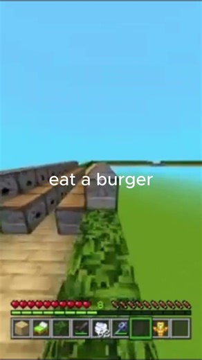 if you want a burger