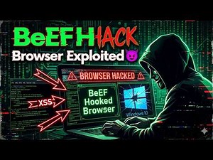 Windows 10 Browser Exploited Using BeEF 🔥 | Full Hacker Demo (Kali Linux)