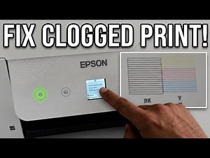 How to Clean the Print Head on an Epson ET-2800