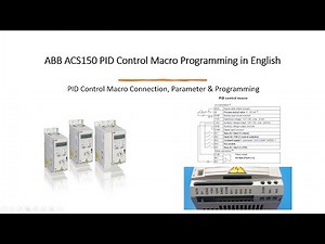 ABB ACS150 Drive PID Macro Programming in English