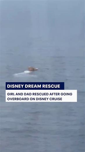 Disney Cruise Line's rescue team had to jump into immediate action over the weekend after two people – a young girl and her father, reports say – fell overboard, dropping some 50–60 feet into the water, according to Disney and passengers aboard the ship. READ MORE: bit.ly/4nx1ot6 | FOX 13 News - Tampa Bay