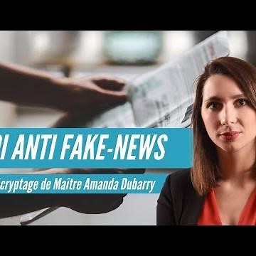 Décryptage de la loi anti fake-news