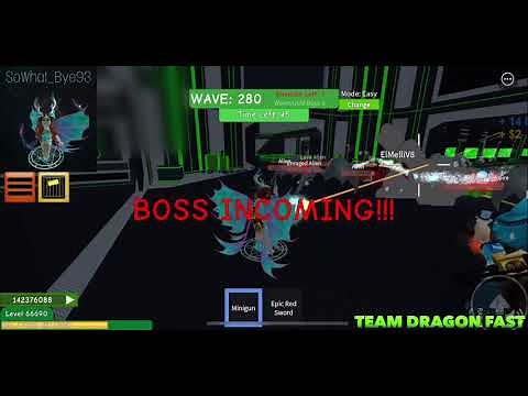 Roblox Zombie Attack [WAVE 288] WORLD RECORD!