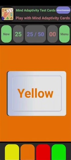 Best user record in "Stroop Effect Test" game