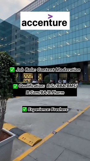 Freshersvoice.com | Job Alerts on Instagram: "Accenture Walk-in Drive 2025 Freshers with B.Sc, BBA, BMS, B.Com, BA, or B.Pharm – Apply for Content Moderation roles. Walk in on 17th July 2025 and kickstart your career at Accenture! 🚀 #AccentureHiring #AccentureWalkInDrive #ContentModerationJobs #WalkInInterview #FreshersJobs #HyderabadJobs #OffCampusDrive2025 #ApplyNow #JobReels #CareerOpportunity #AccentureCareers #BScJobs #BBAJobs #BAJobs #BPharmJobs #HiringNow"