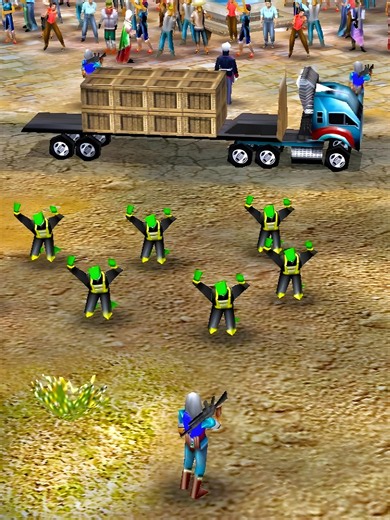 The Moment US Convoys Realized It Was a GLA Trap | C&C Generals Zero Hour - Cinematic#commandandconquer #generalszerohour #strategygames #cinematic #strategy #shorts #جنرال