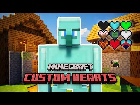Aku Namatin Minecraft Dengan CUSTOM HEARTS Overpower!