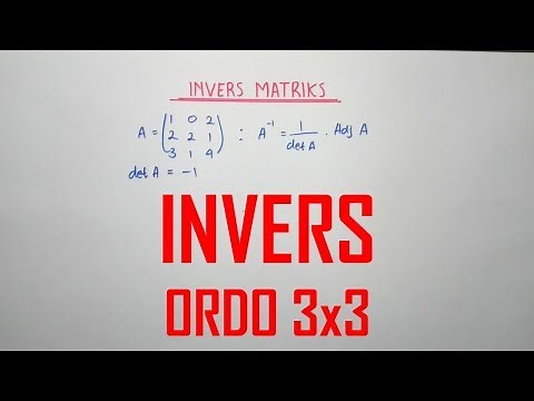 INVERS Matriks Ordo 3x3