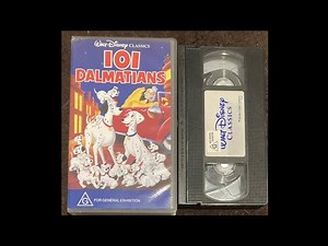 Opening/Closing to 101 Dalmatians 1996 VHS