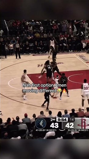 #AmenThompson with the 41 ball last night…he was COOKING 😭🔥 #houstonrockets #nba #shorts