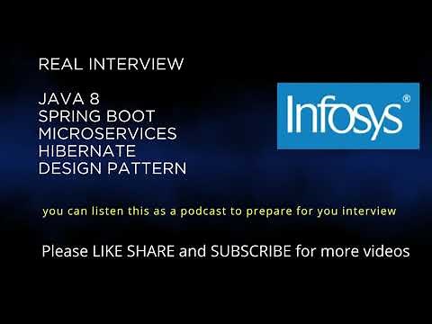 INFOSYS | java spring boot microservices hibernate interview | real time java interview
