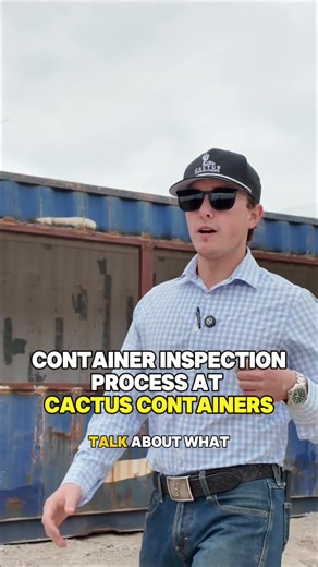 Inspecting your container before delivery is a priorty for us. The things we point out in this video are important, especially on used containers! #fyp #inspection #prep