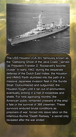 THE IMPOSSIBLE LAST STAND OF THE USS HOUSTON ⚔️