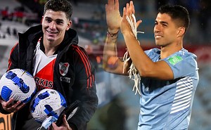 A Julián Álvarez le preguntaron por la posible llegada de Suárez a River: su contundente respuesta