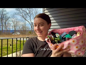 ASMR Spring Makeup Role Play & Ramble 🌸 (LOTS of rummaging and brushing sounds)