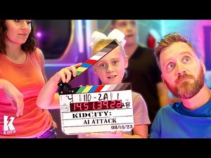 Behind the Scenes on our New Show! (KidCity: AI Attack Studio Tour) - Videos For Kids