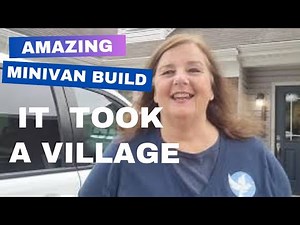 Celia takes us inside her minivan camper that took a village to build.