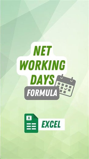 How to Calculate Net Working Days in Excel | NETWORKDAYS Function