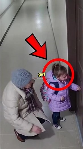 A Little Girl Crying at a Locked Door — And Then This Happen