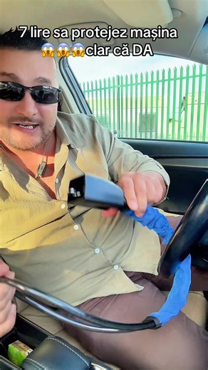 Car Steering Wheel 🛞 Lock #steeringwheellock #carsecurity #caraccessories #TikTokMadeMeBuyit