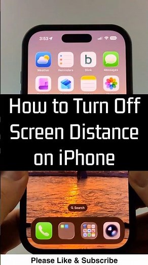 How to Turn Off Screen Distance on iPhone - Fix iPhone Too Close