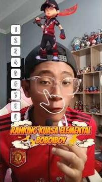 RANKING KUASA ELEMENTAL BOBOIBOY ! #shorts #shortvideo #boboiboy