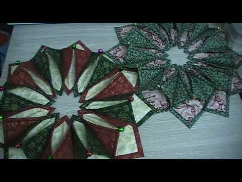 How to make a Quilted Wreath for Christmas, Halloween, Easter, wedding or any celebration