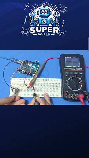 controla el brillo🔅de un led con un potenciometro #arduino #electronica #programacion