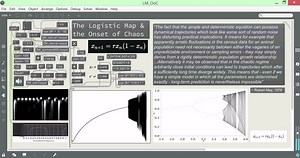 The Logistic Map & the Onset of Chaos, Sonified