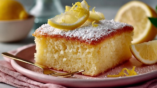 Buttermilk Sheet Cake with Lemon: Easy Sheet Cake Recipe
