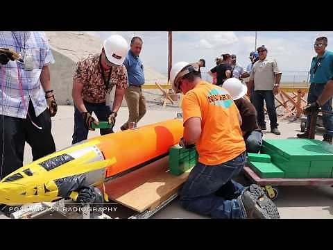 Tonopah Test Range B61 Flight Test in Slow Motion