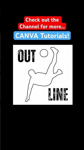Make STUNNING Image Outlines with Canva in Minutes!