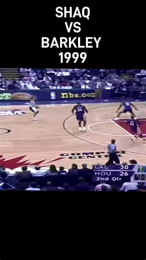 Flashback to 1999, when Los Angeles Lakers' Shaquille O'Neal and Houston Rockets' Charles Barkley got into a scuffle that resulted in both players being ejected from the game. Both players were suspended for one game, with Shaq being fined $10,000 and Barkley $5,000. Don't forget to follow Historical Sports Goon for more retro sports-related content #NBA #basketball #nbafinals #fyp