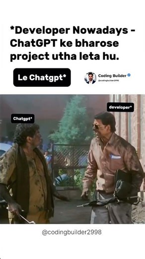 Developers Nowdays 🤭 #chatgpt #developer #client #deadline #python #webdevelopment #memes #foryou