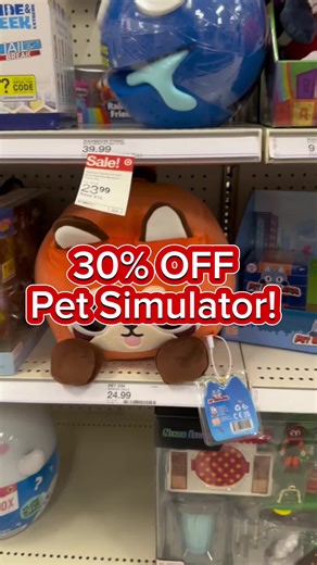 Pet Simulator 99 Merch on Sale! #petsimulator99 #petsimulator #biggames #petsimupdate @target #targetfinds
