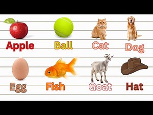 Fun English Words for Kids – Learn with Pictures & Sounds!