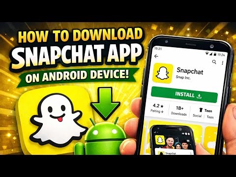 How to Download Snapchat on Android (2026) | Install Snapchat App Step-by-Step 👻