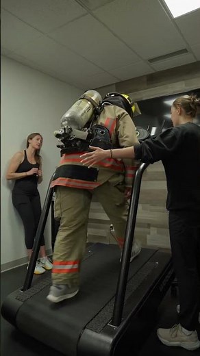 Firefighters tackle VO2‑max testing day at Valeo Health Clinic with VO2 Master