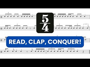5/4 Rhythm Reading Exercises For Beginners 🎶