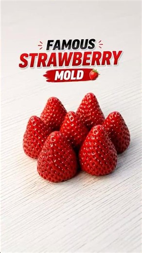 Why you shouldn't eat this strawberry #candlemaking #satisfying #shorts