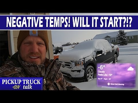 Extreme Cold with 2021 Ford F-150 Hybrid, Starting and Snowy Driving