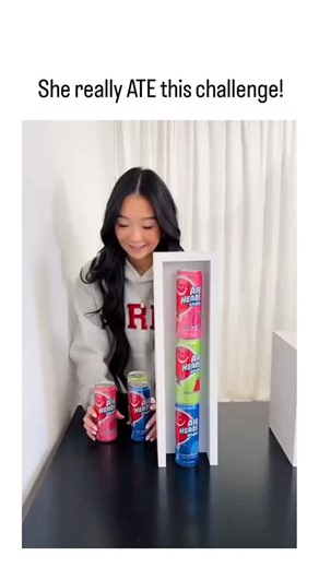 @wqqx_1 on Instagram: "This Instagram reel features a 66-second video of a young woman triumphing in a Mastermind-inspired challenge, using coloured cans and bottles to guess hidden sequences, earning 'Got it!' on most rounds while feedback like 'zero right' tests her memory and deduction. Indonesian replies dominate the 197 responses, with users like and repeatedly calling her 'pinter' (smart), reflecting cultural admiration for sharp problem-solving in viral content. Posted on 14 December 2025