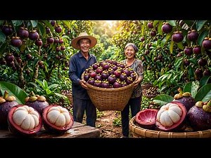 ¡INCREÍBLE! Mira Cómo se Cultiva el Mangostán, La Fruta Más Cara del Mundo 💜